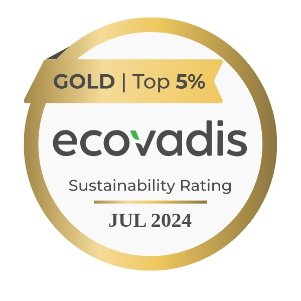 Ecovadis gold medal 